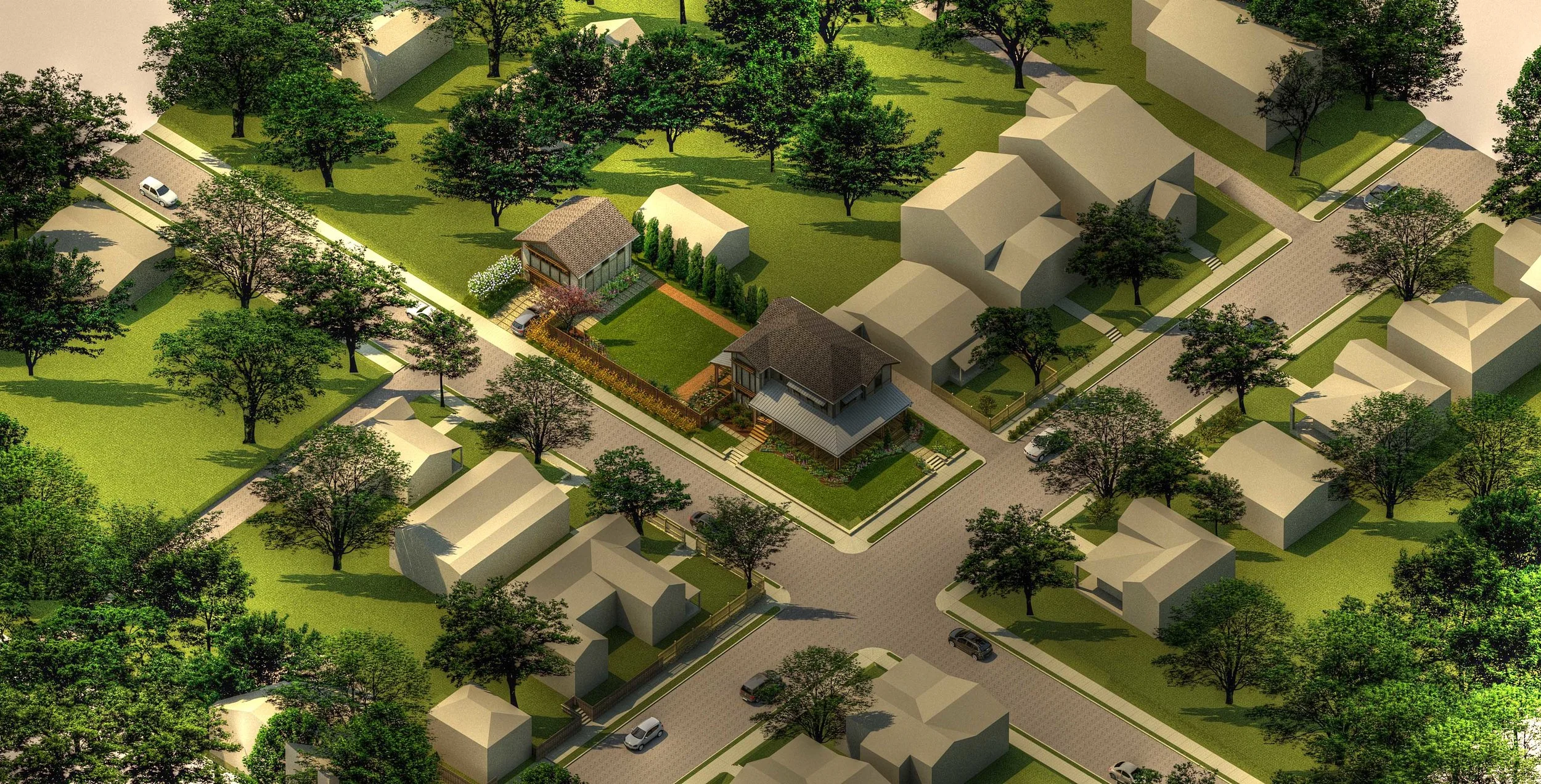 East Nashville Historic Overlay District Corner single Family Residence & Accessory Building Planning