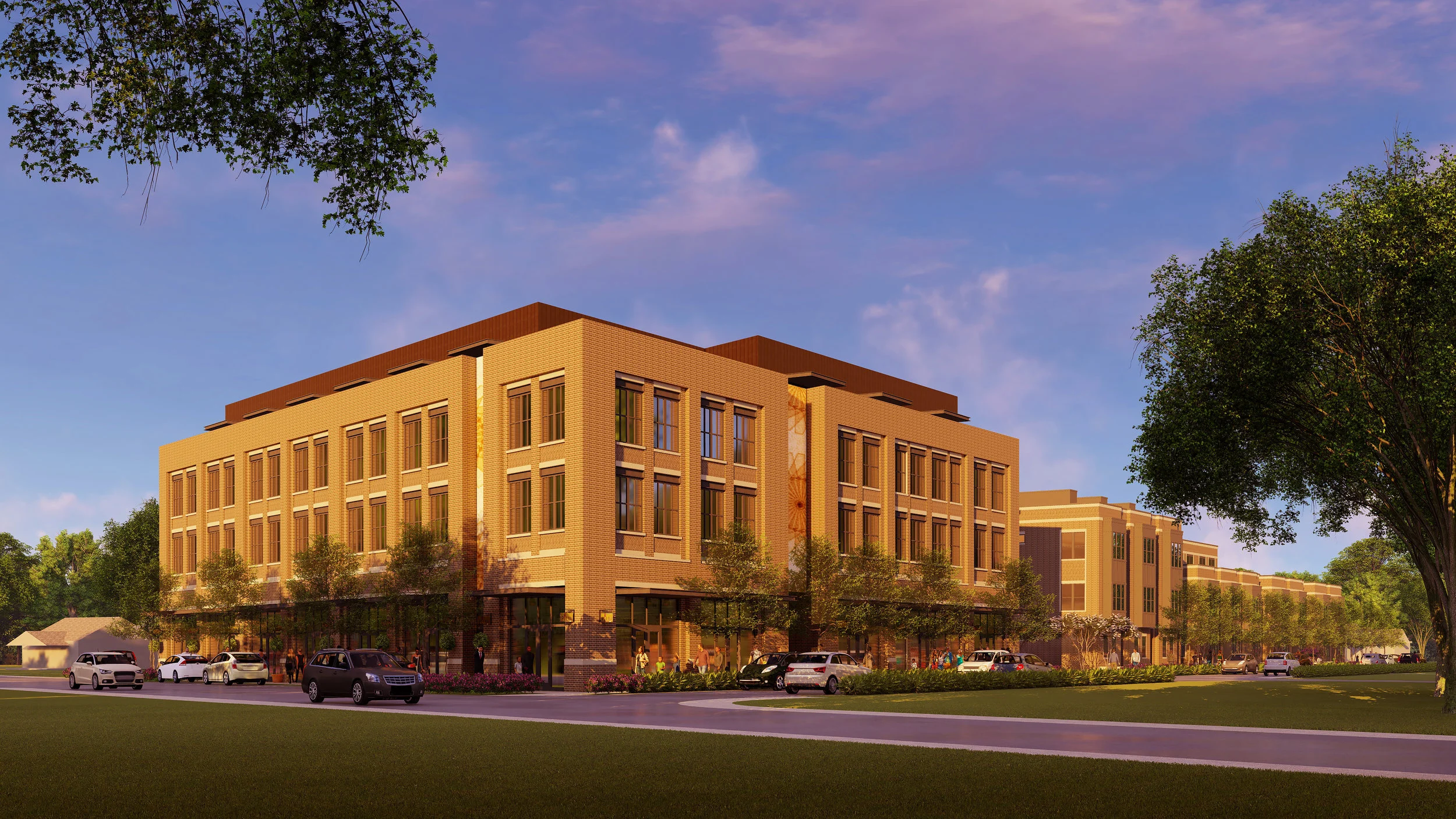Mixed Use Building & Townhomes
