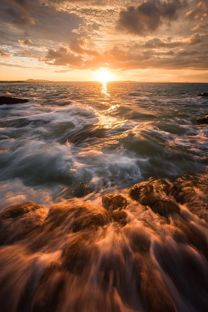 Noosa Epic Sunset Boiling Pot Point.jpg