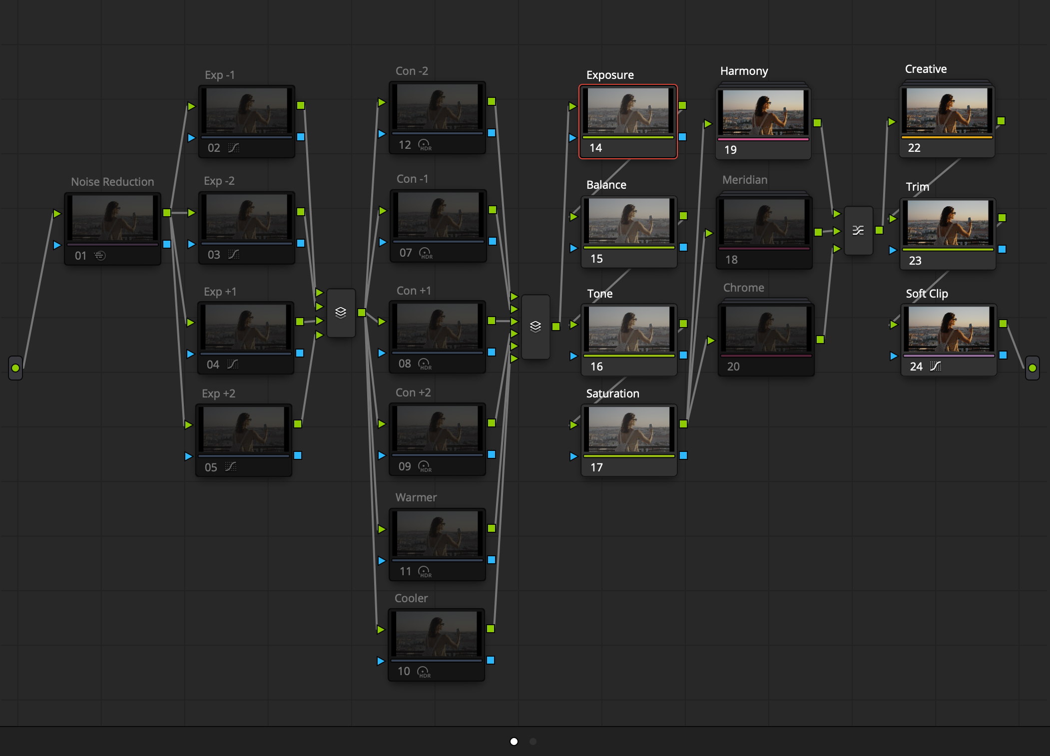 Sony S-Log3 to Rec.709 PowerGrade Node Graph.png