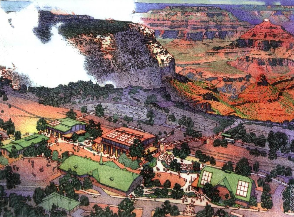 Visitor Center Design for Grand Canyon Village by The Sibbett ...