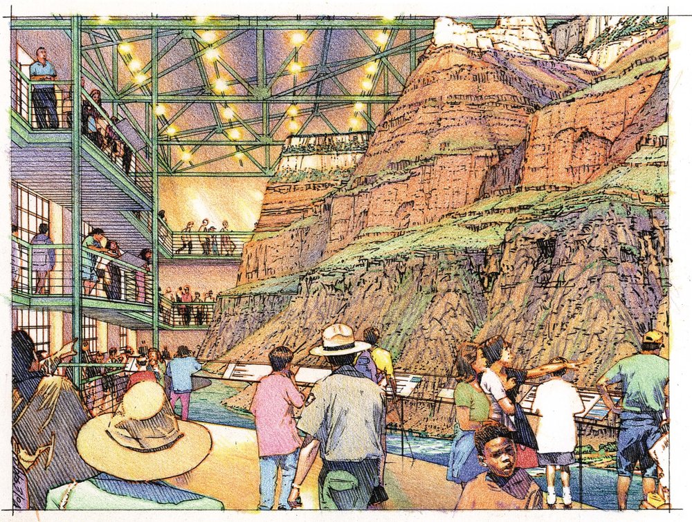 Visitor Center Design for Grand Canyon Village by The Sibbett ...