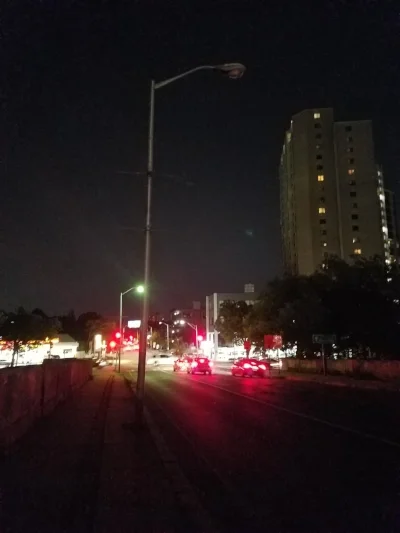 I noticed more than one streetlight out in this area, making for very dark, dangerous, uncomfortable conditions.