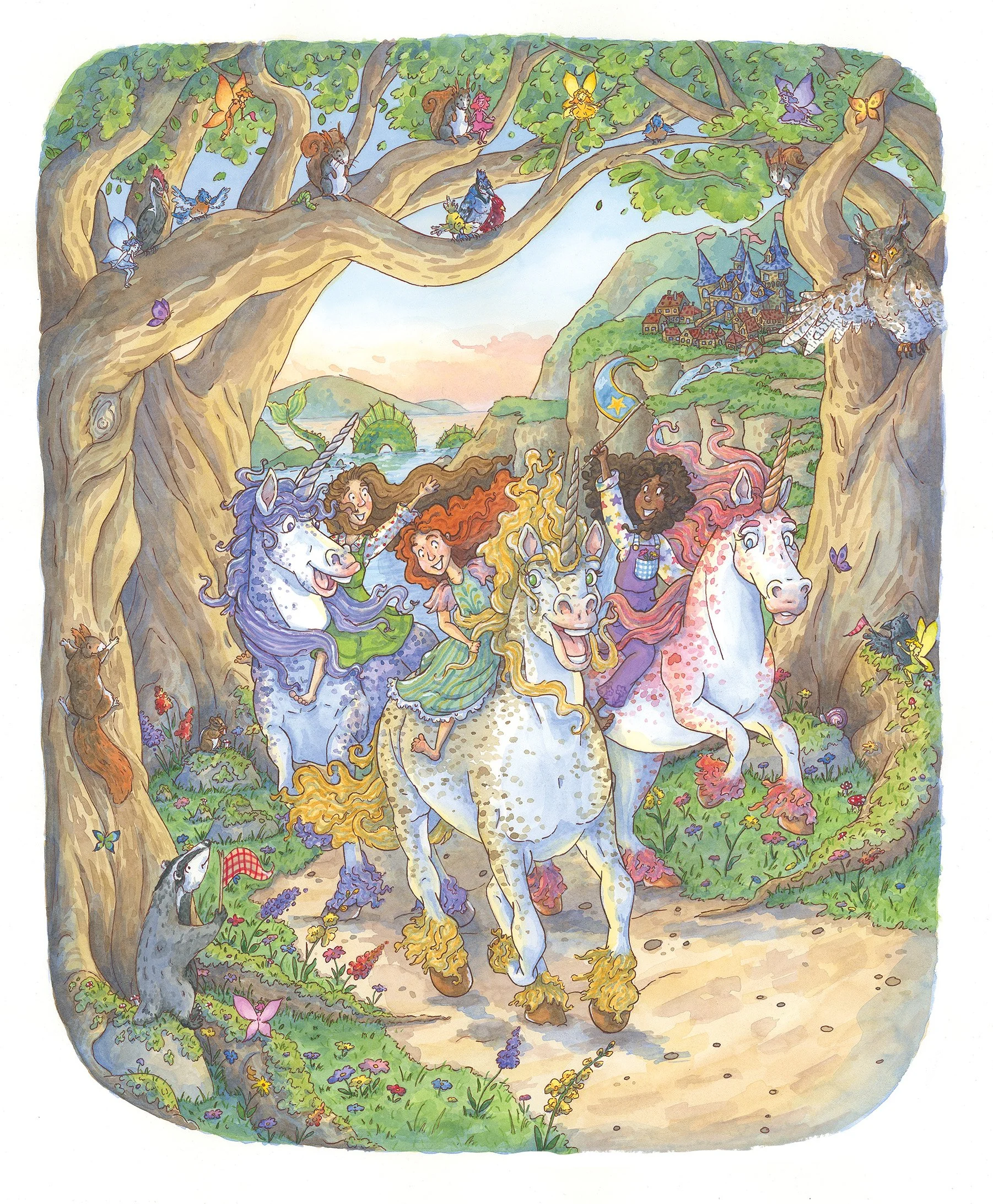 Unicorn Race Kidlit Postcard.jpg