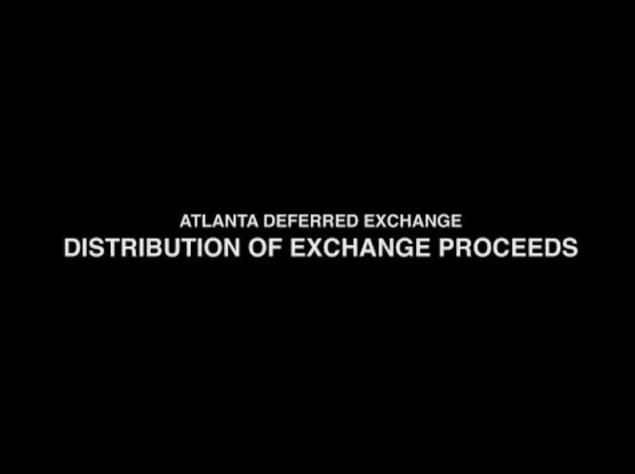 Distribution of Exchange Proceeds