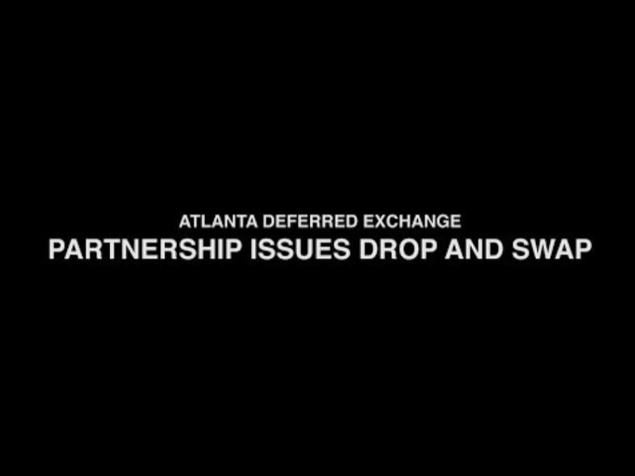 Partnership Issues Drop and Swap