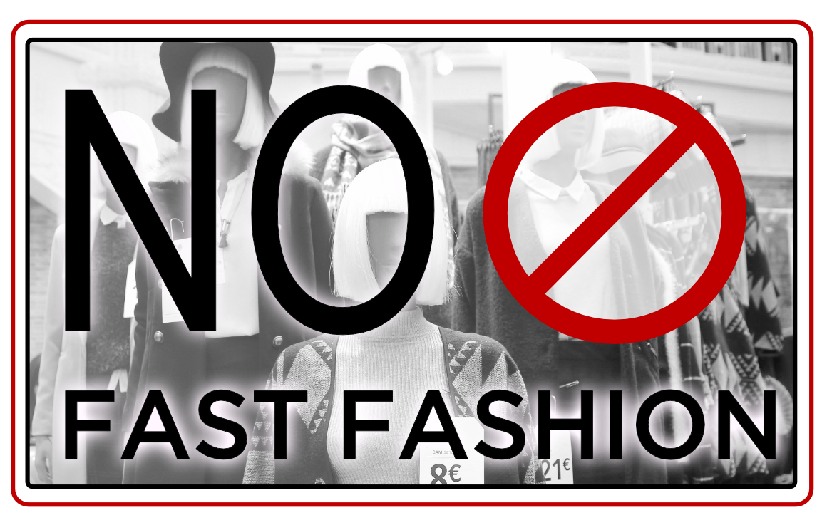 Fast Fashion is a process by which inexpensive clothing is produced rapidly in response to the latest trends. In addition to the low-quality clothing concerns, the practice is also associated with quickly moving designs from runway to store to consumer and then to the garbage .