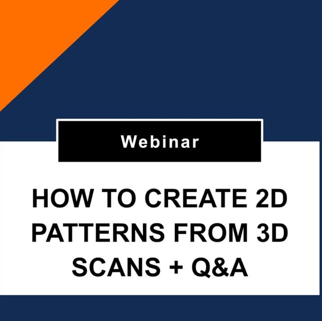 How to Create 2D Patterns from 3D Scans