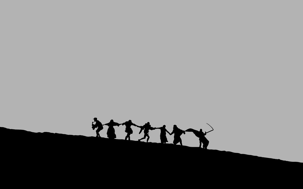 A famous shot from Bergman's The Seventh Seal.