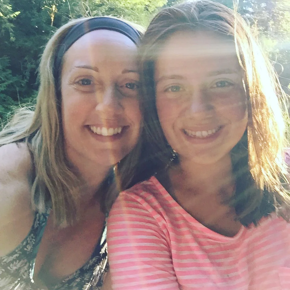 Me with my niece, Surya.   