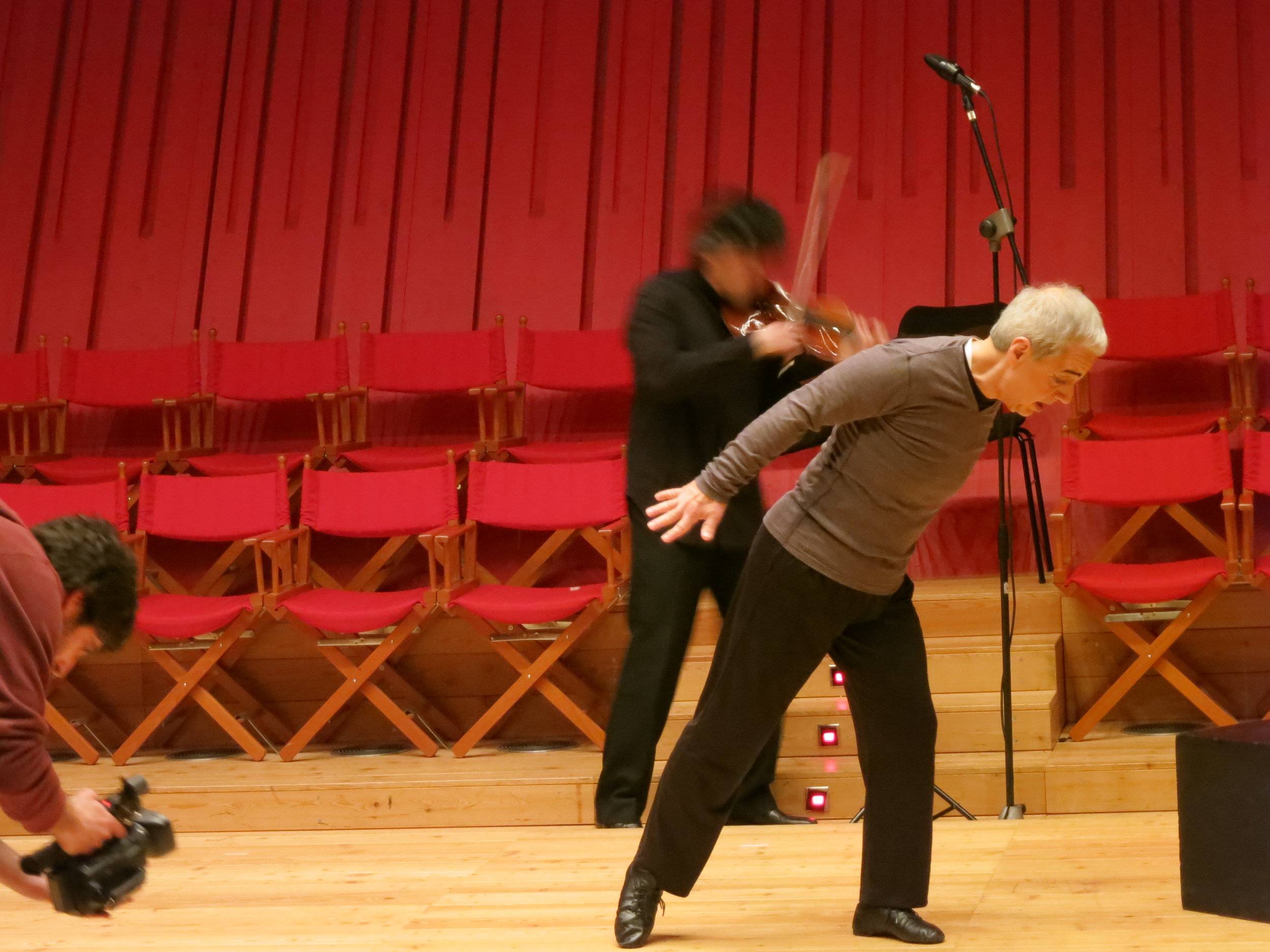   Apocalypse Man ; Bela Bartók's  Sonata for Solo Violin ; World Premiere, L'Auditorium del Parco, L'Aquila, Italy 