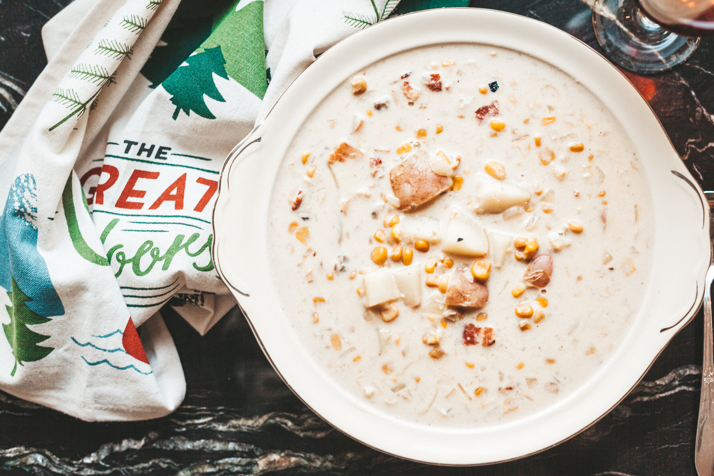 Corn Chowder with Home Canned Corn