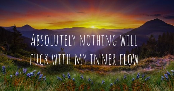 Start your day out early and with intent. Go within yourself, meditate, journal and focus on all that you have to be grateful for today. Focus on yourself and on aligning and centering your inner state. And never allow anyone or anything to mess with