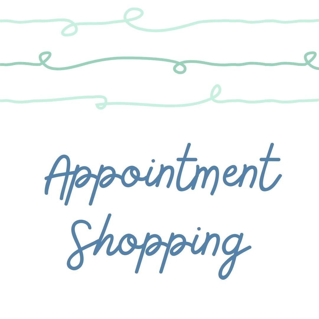 Shopping Appointments are here!