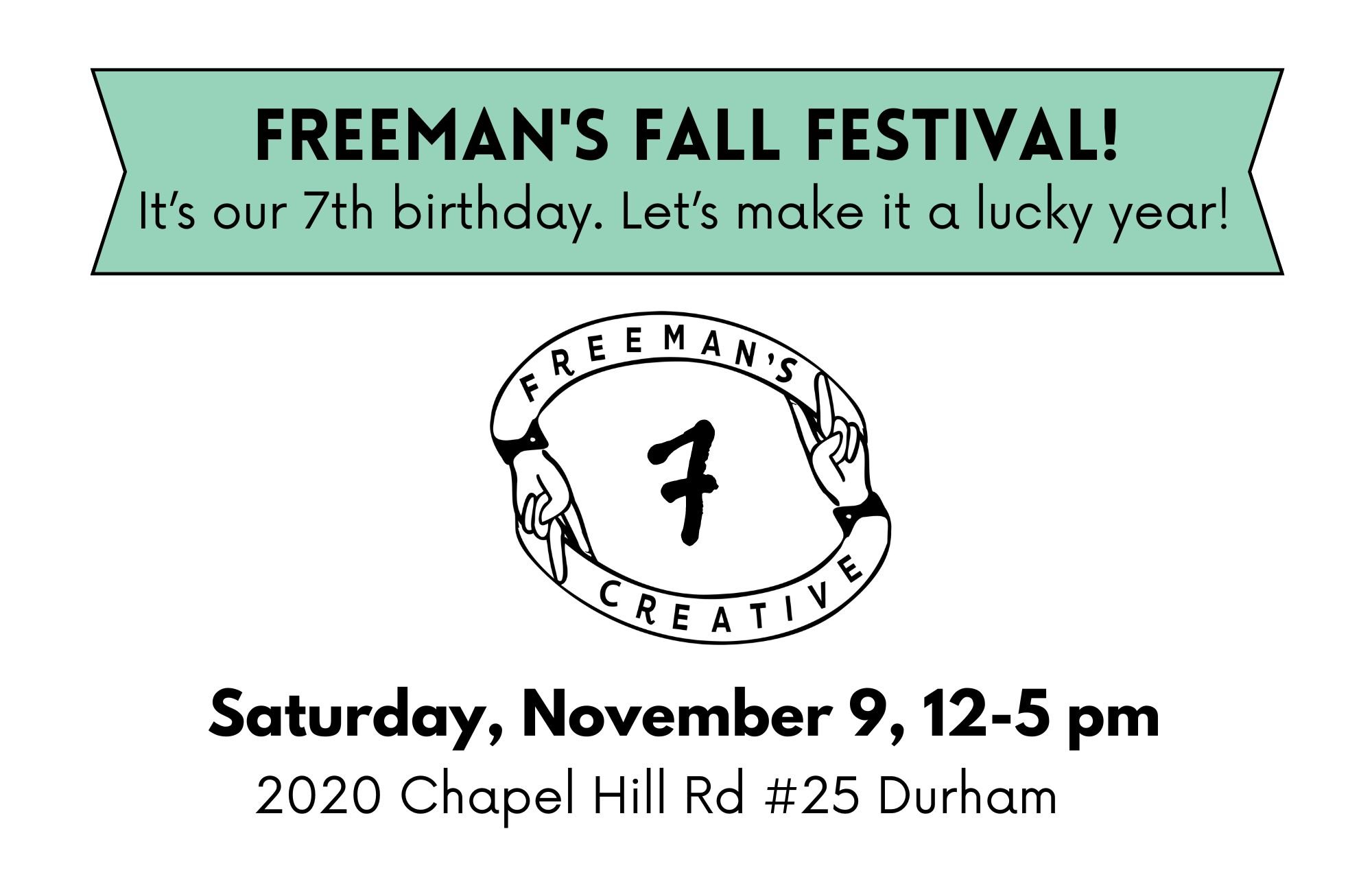 Freeman's Fall Festival November 9