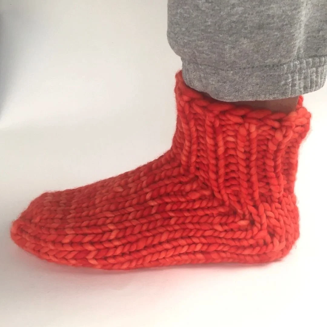 Knit Skills: Lucky 13 Bed Socks (weekend) HYBRID
