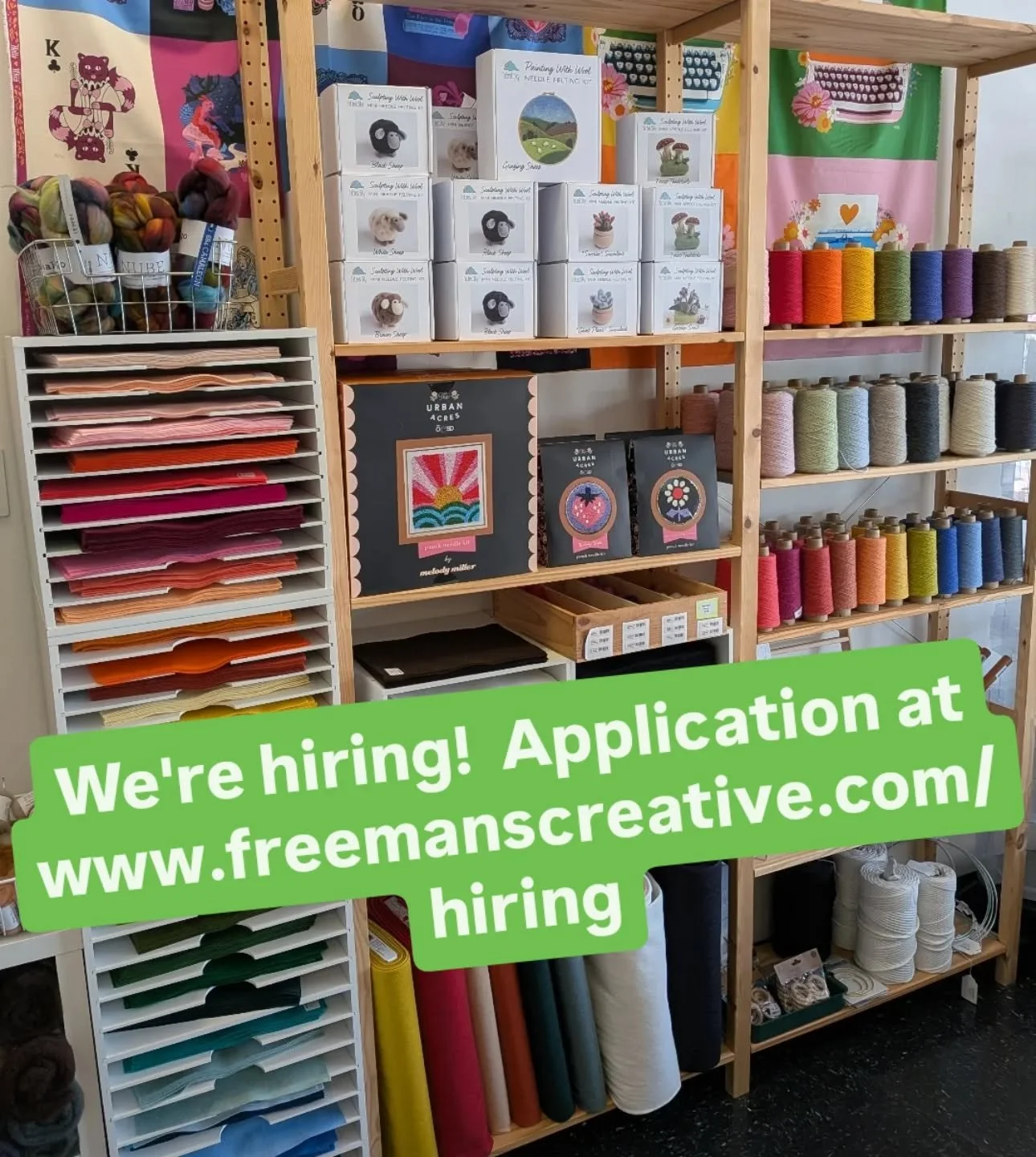 This could be your view at work! We are hiring a part-time Keyholder, around 18 hours a week including Sundays. You can find more details and the application at our hiring page. Applications are open through May 3, with a start date in mid-May. I alw