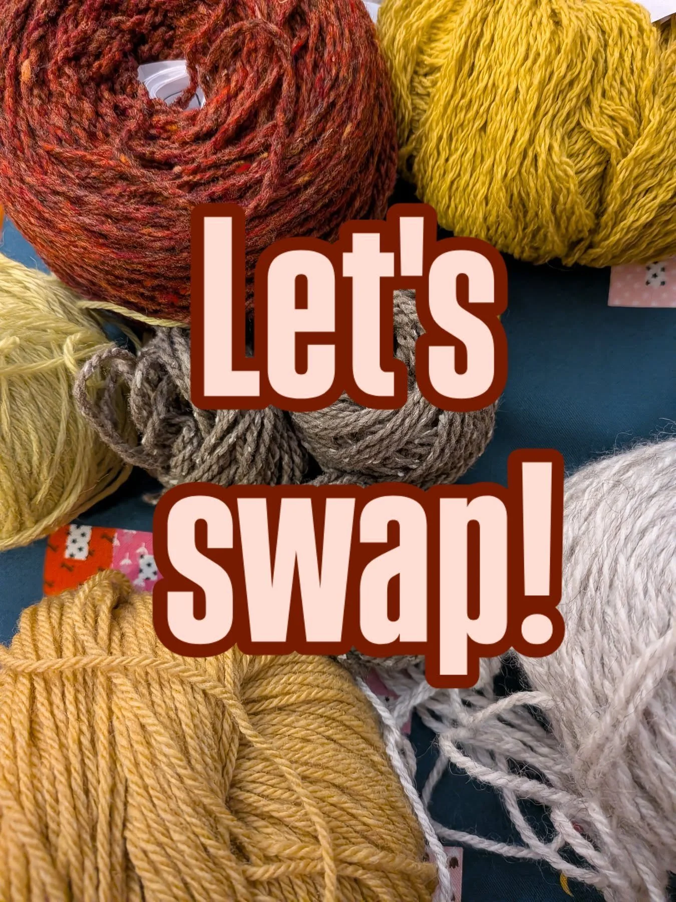 We've all got supplies that are taking up space and not bringing you joy... Bring them to our handmade Supply Swap tomorrow, 5/16 from 2-4 pm, and go home with some new treasures!
Bring your clean and usable yarn (whole and partial skeins), fabric (y