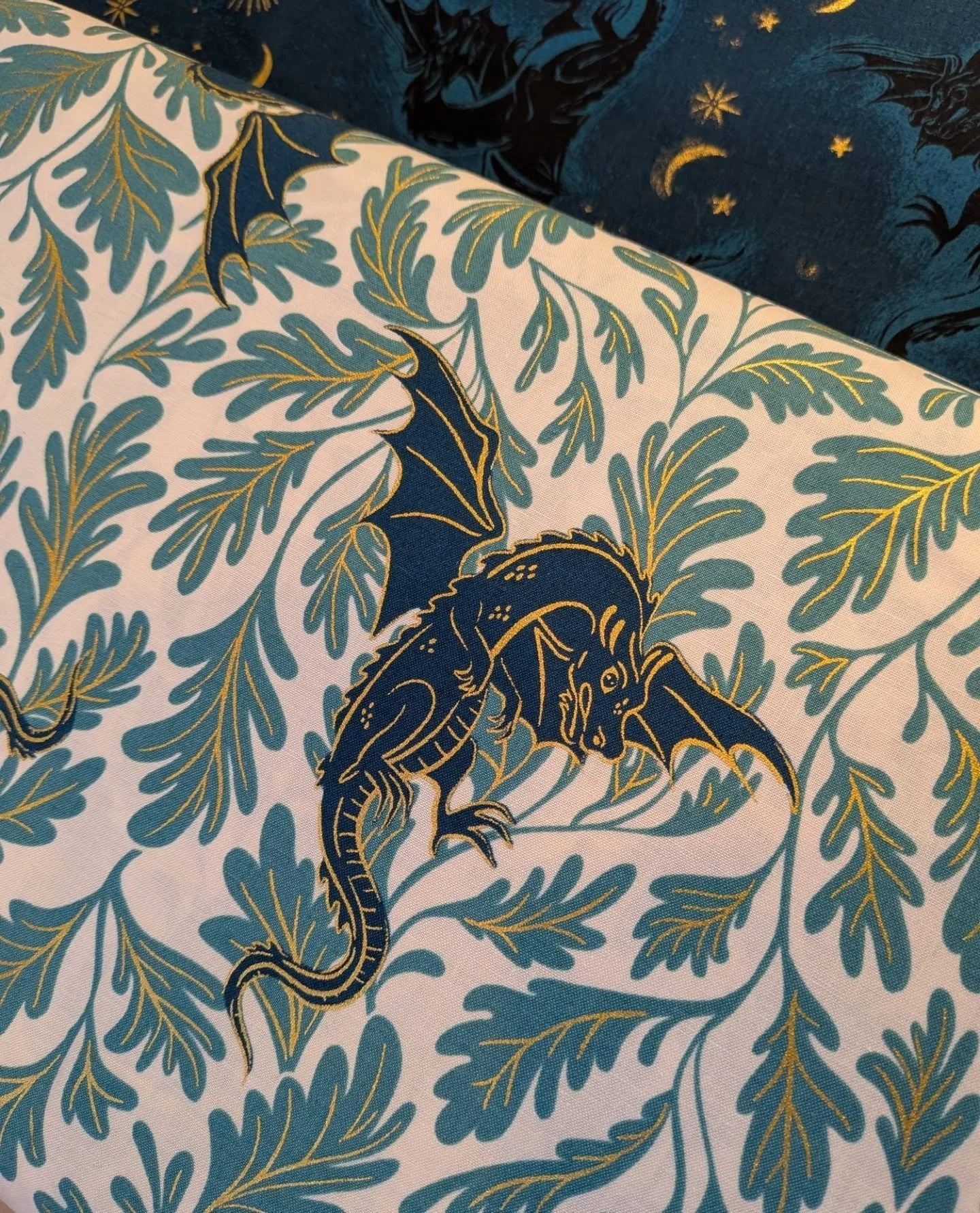 Here be dragons! We've been eagerly awaiting the arrival of Fireglow from @wattsalot for @rubystarsociety and I know many of you have been keeping an eye out for this collection! It fills a real gap in the designs we usually see, and I've got a coupl