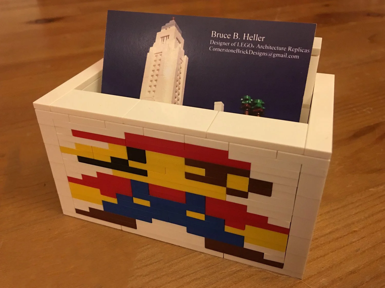 Super Mario business card holder