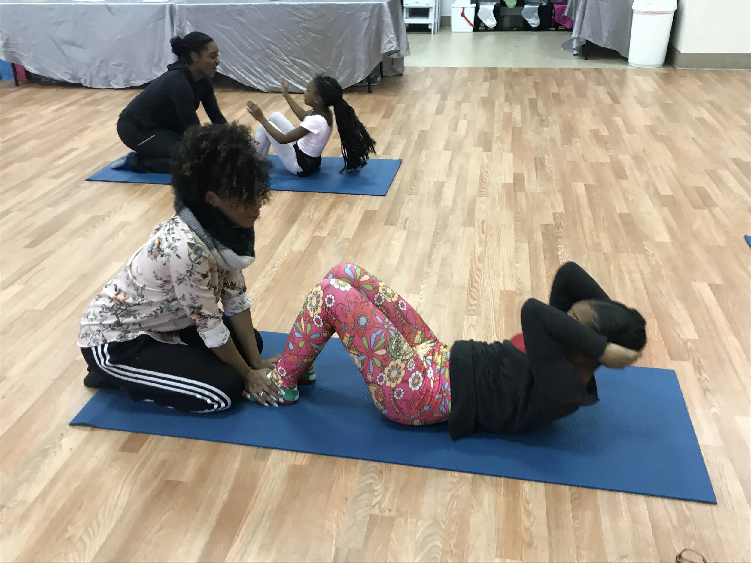 Sit ups are hard work! But this is what it takes to be a Beautiful Little Overcoming Obstacles of the Mind! 