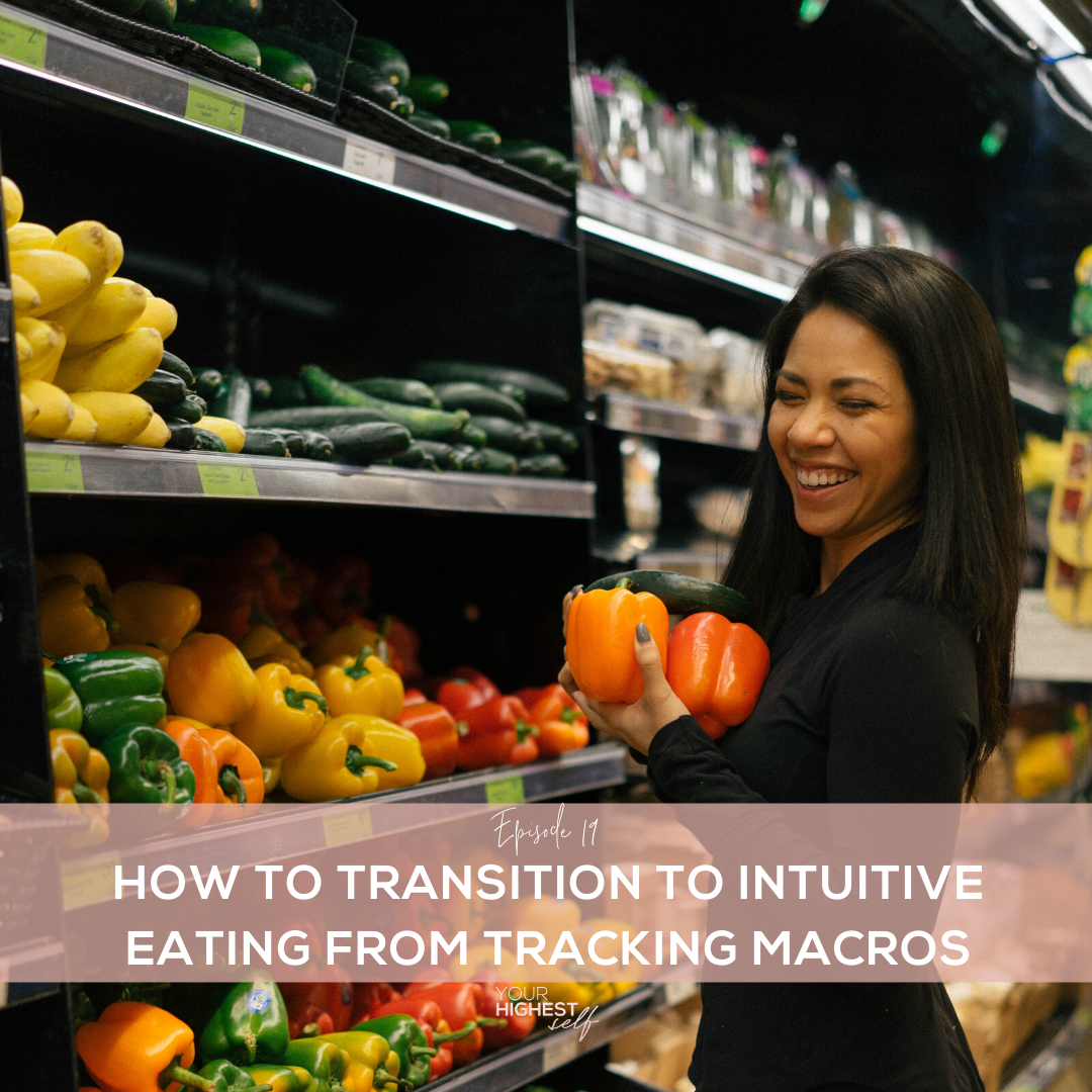 Ep. 019 How to Transition to Intuitive Eating from Tracking Macros