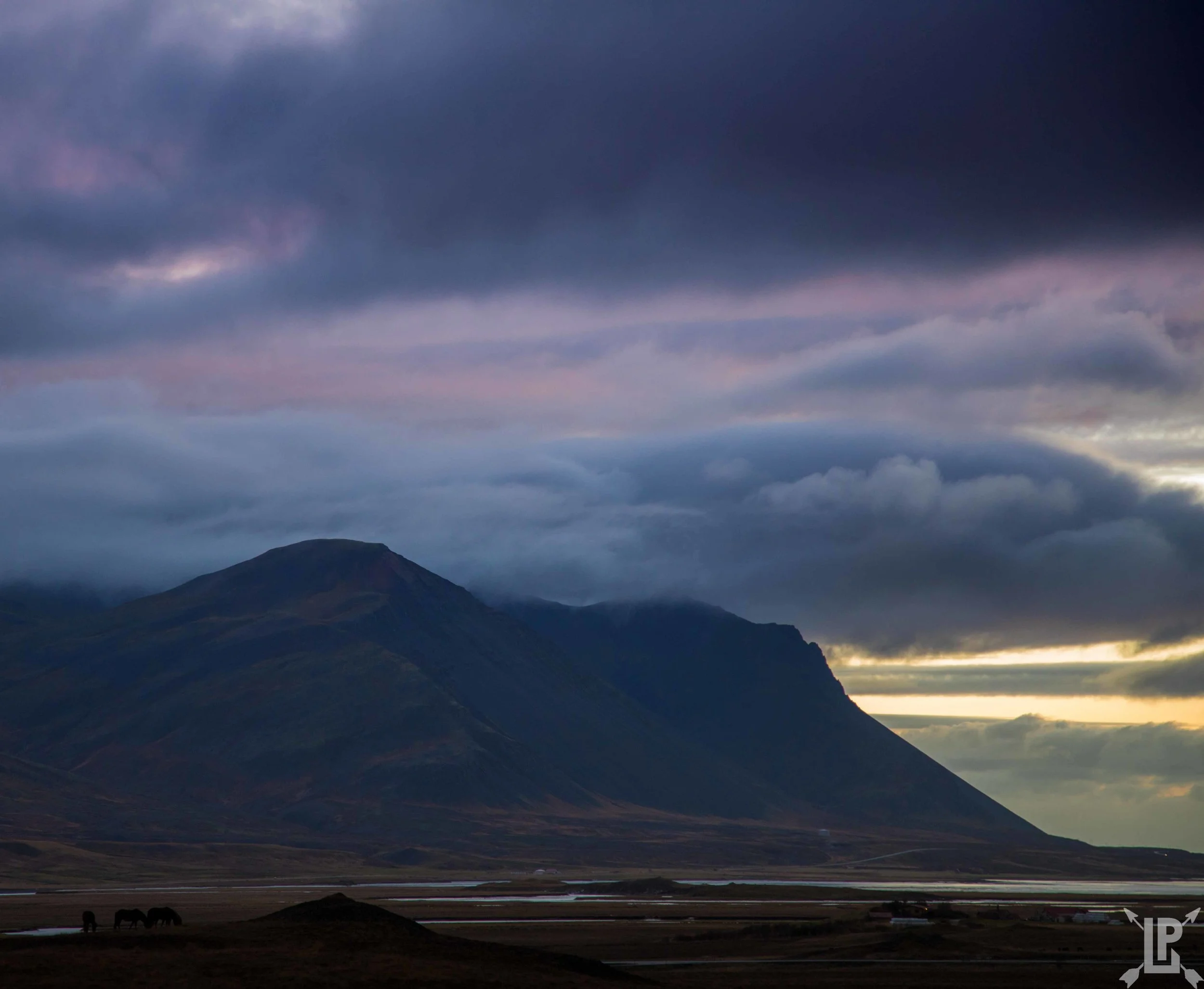 Taken by my sister Tani on the drive from Kirkjufellsfoss to Reykjavik. Canon 5D Mark IV , 105mm | f/4, 125 sec, ISO 640