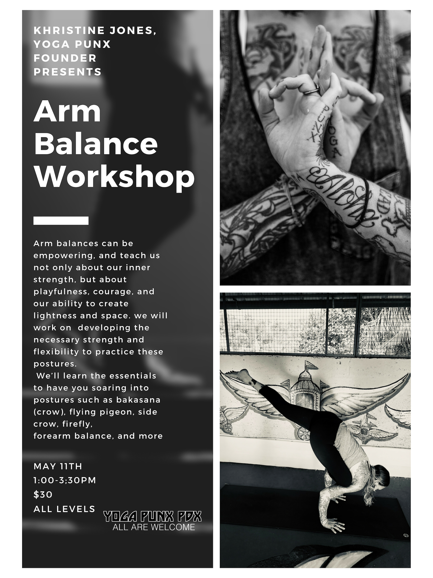 Ashtanga Mysore style Portland OR workshop