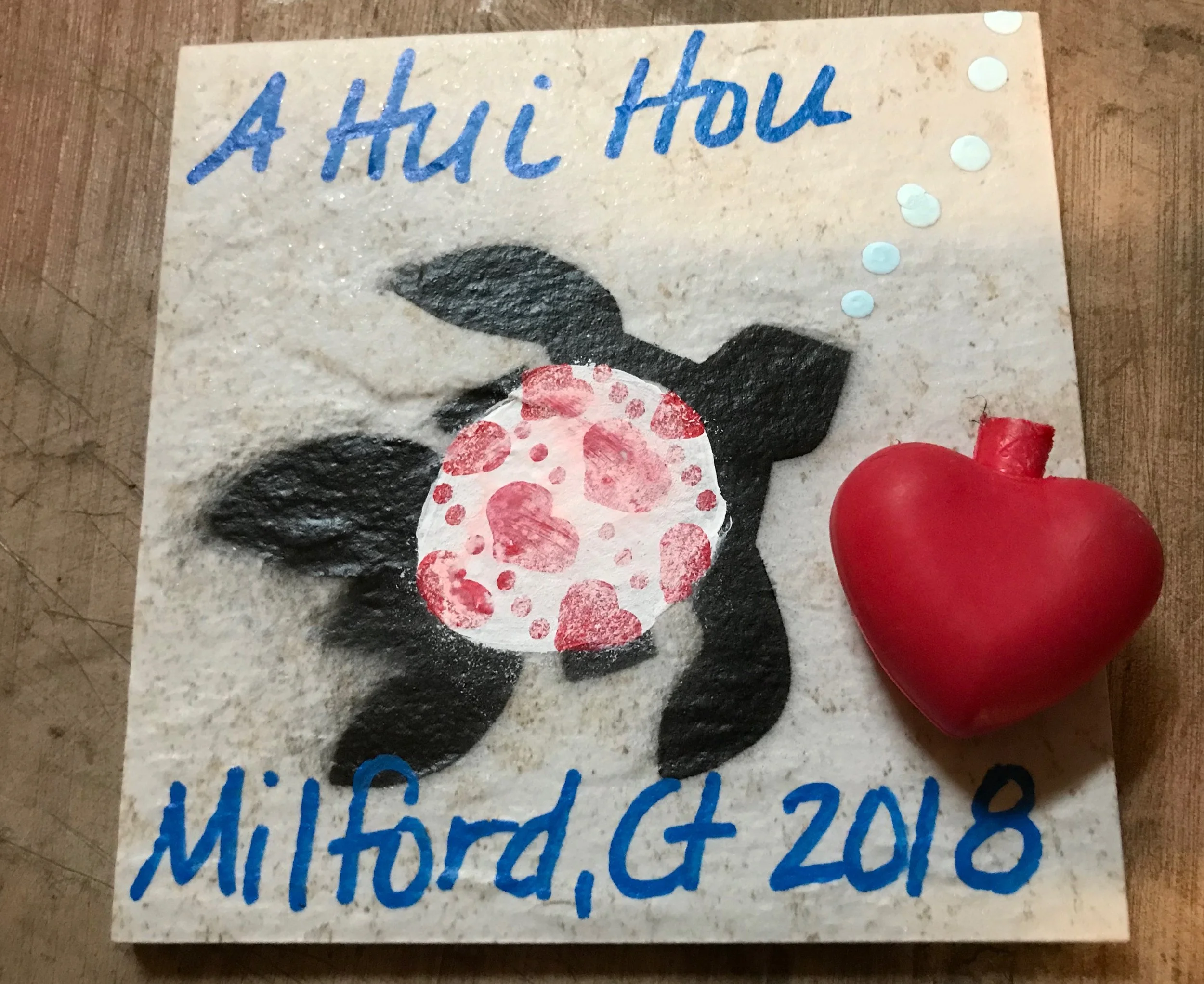 This one matches the heart-shaped squeaky toy my dog ripped out of a stuffed Cat-in-the-Hat. Concidence? The secret lies in the Milford Triangle.