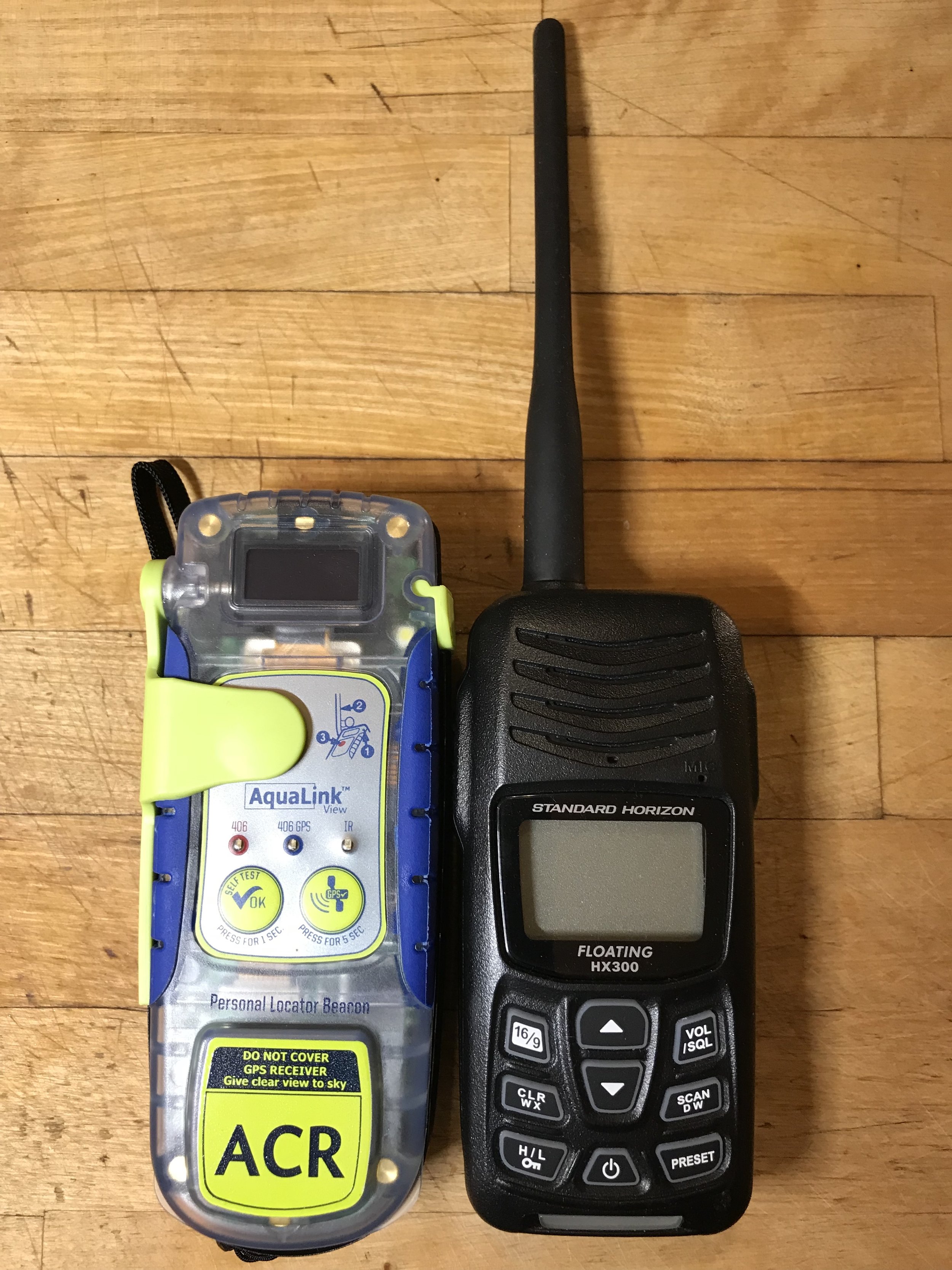 Marine Communication Safety: a review of the Standard Horizon HX300 VHF  radio, HX40 VHF radio and ACR Personal Locator Beacon PLB-350C —  MetaPaddling