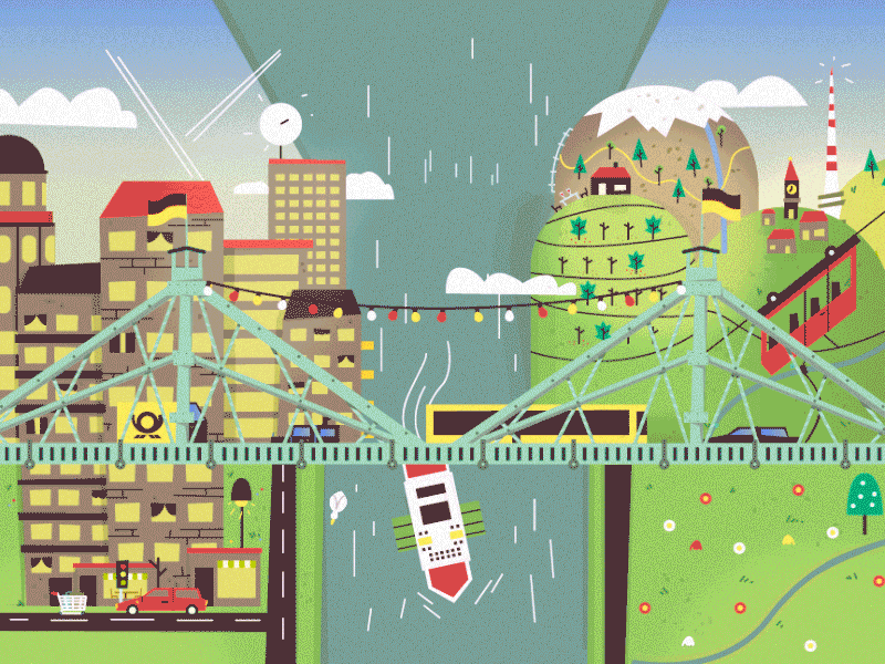 Motion Design von Dresden im Frühling von Elisabeth Deim