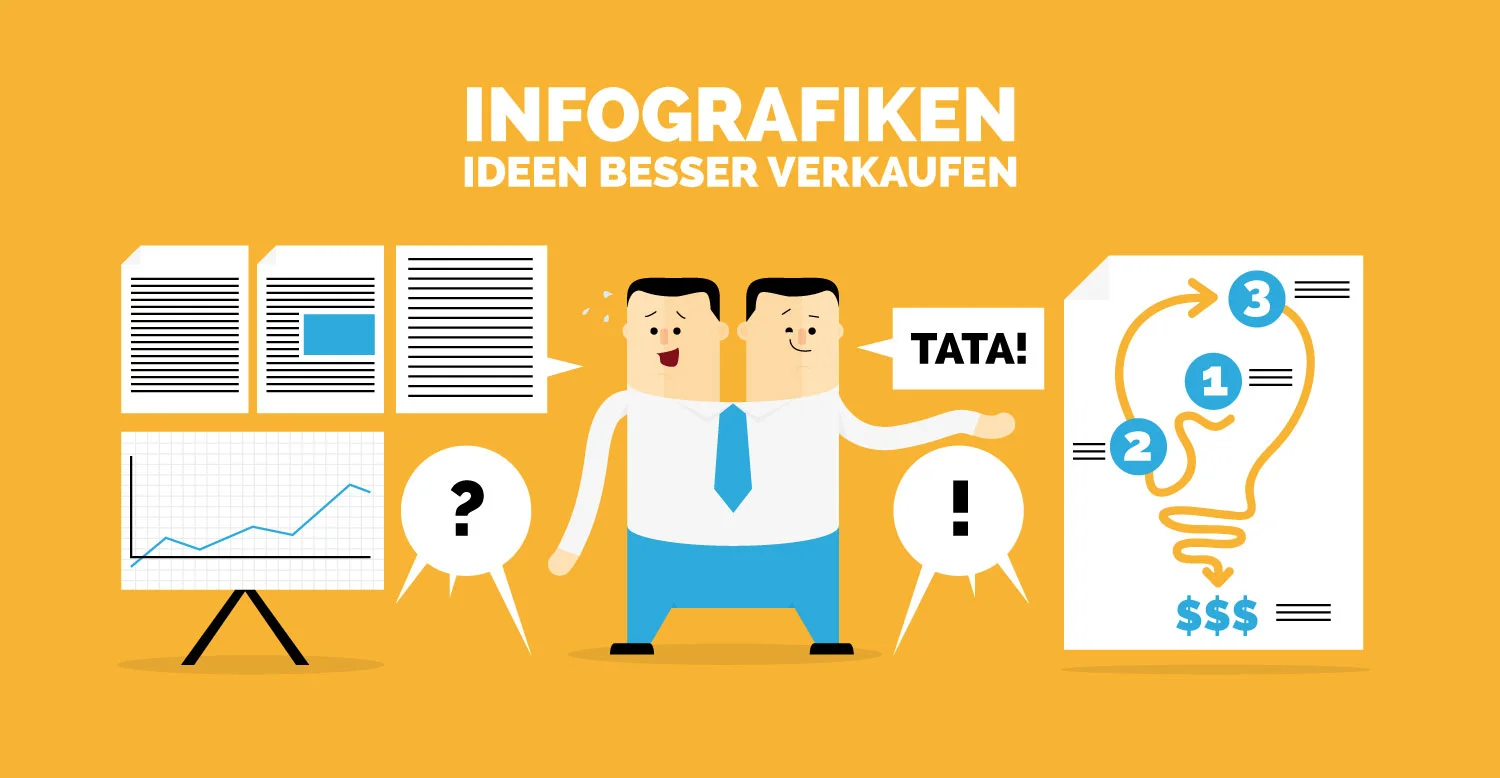 Social Media Grafik über Infografiken von Elisabeth Deim
