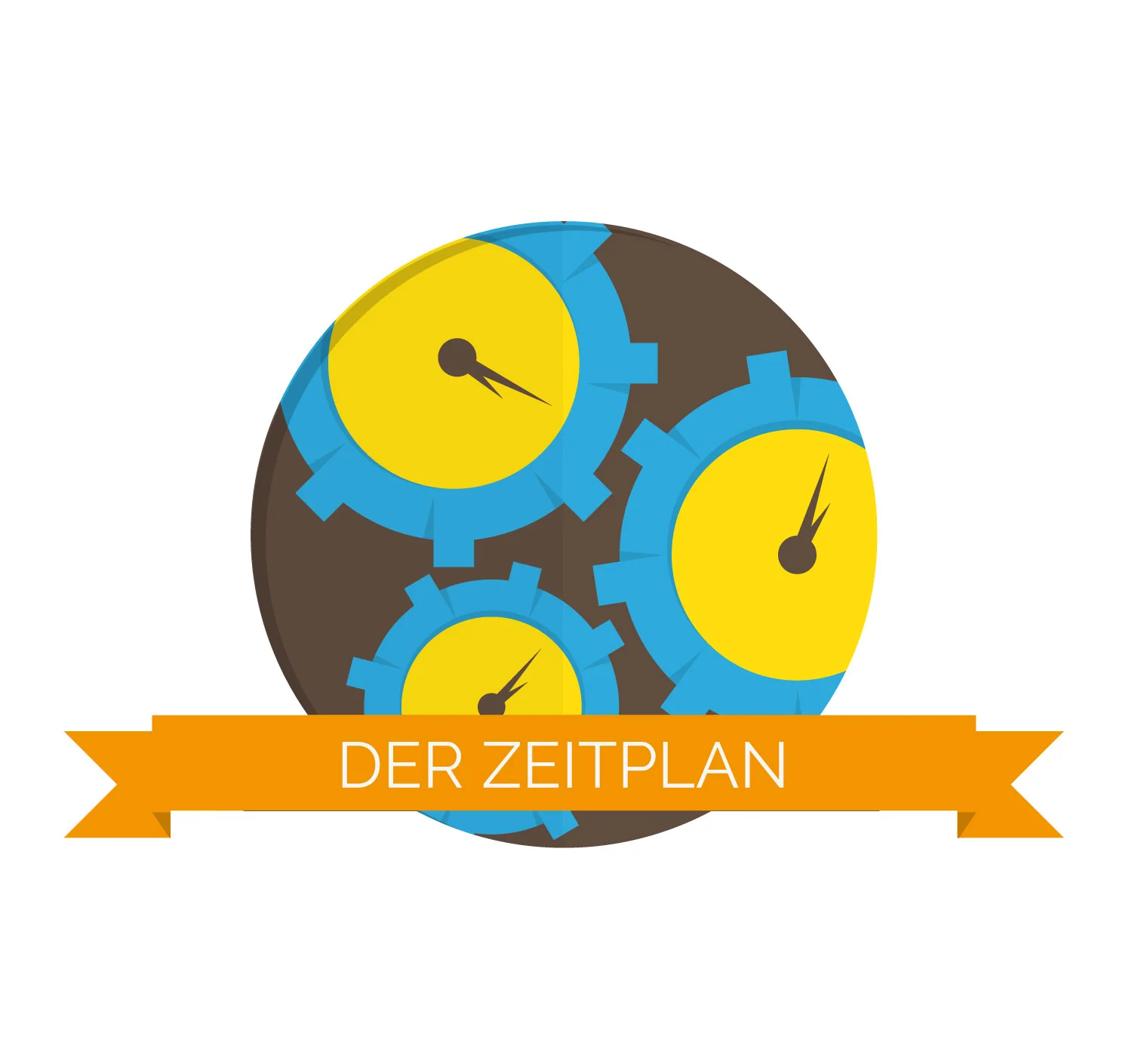 Icon Design Zeitplan im Briefing von Elisabeth Deim