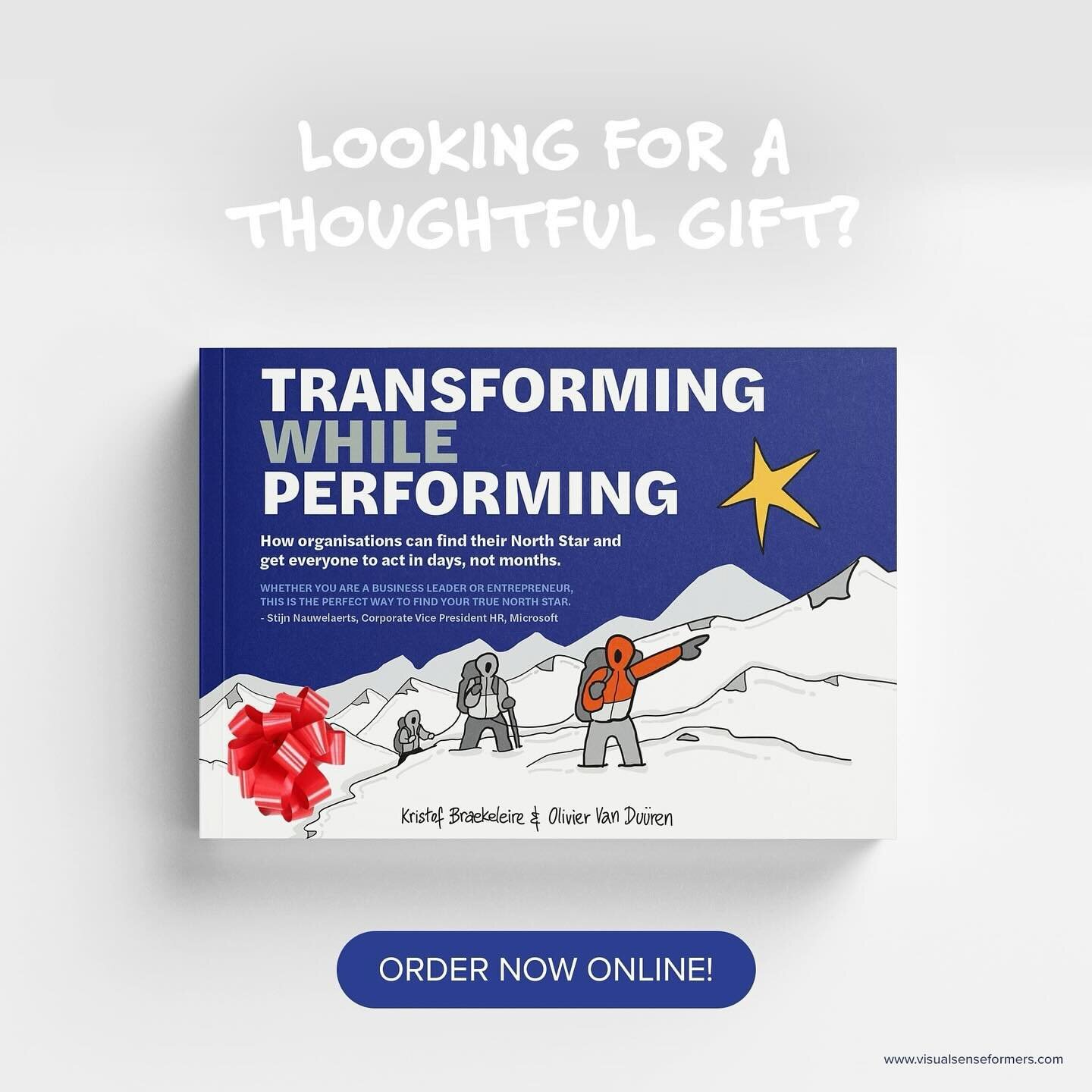 🎁 Looking for a meaningful holiday gift for yourself, friends, family, or colleagues? Dive into the insights of our book &lsquo;𝗧𝗿𝗮𝗻𝘀𝗳𝗼𝗿𝗺𝗶𝗻𝗴 𝘄𝗵𝗶𝗹𝗲𝗽𝗲𝗿𝗳𝗼𝗿𝗺𝗶𝗻𝗴&rsquo; - a beacon for decision-makers, entrepreneurs, innovators,