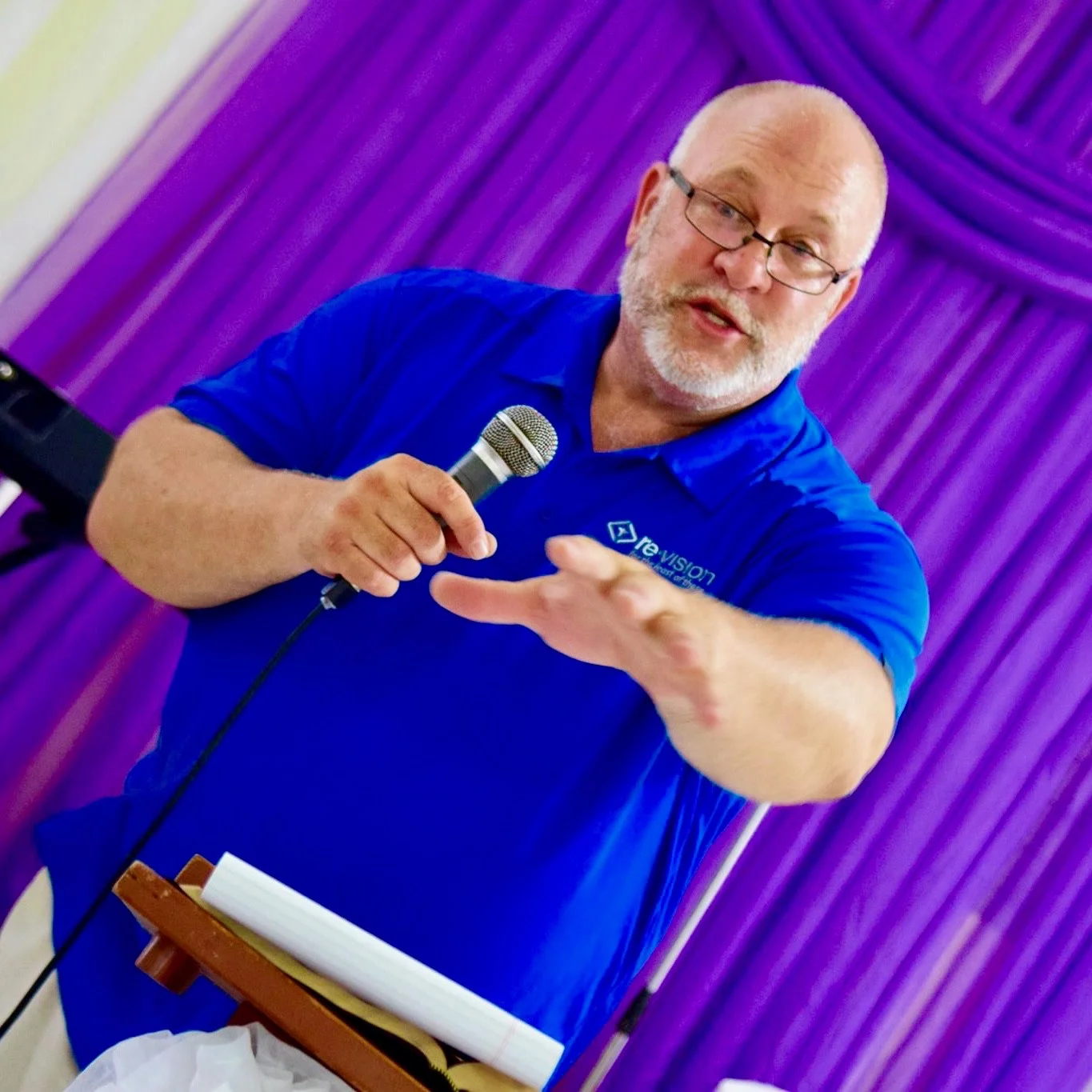 Preaching in Los Asises