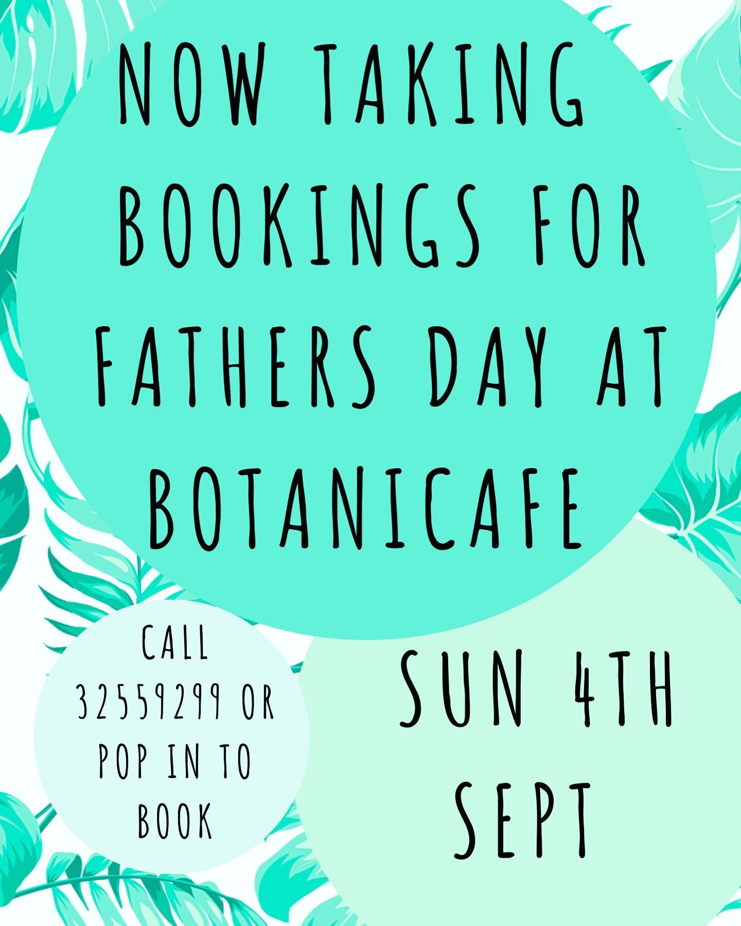 Have you booked your table yet? Father&rsquo;s Day is this Sunday 🤗