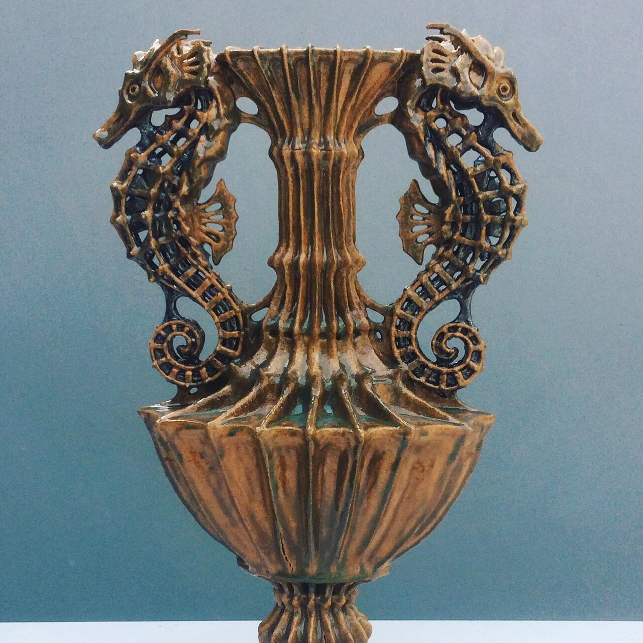 Initial Glazing, before gilding