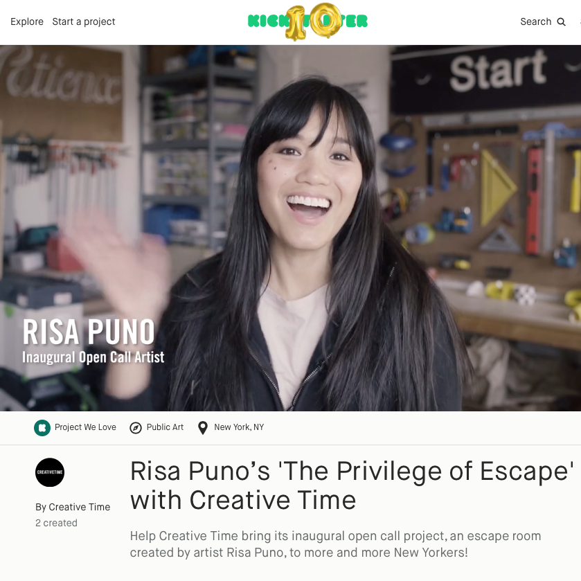 Screenshot of me making a funny face as I introduce myself in the Kickstarter video