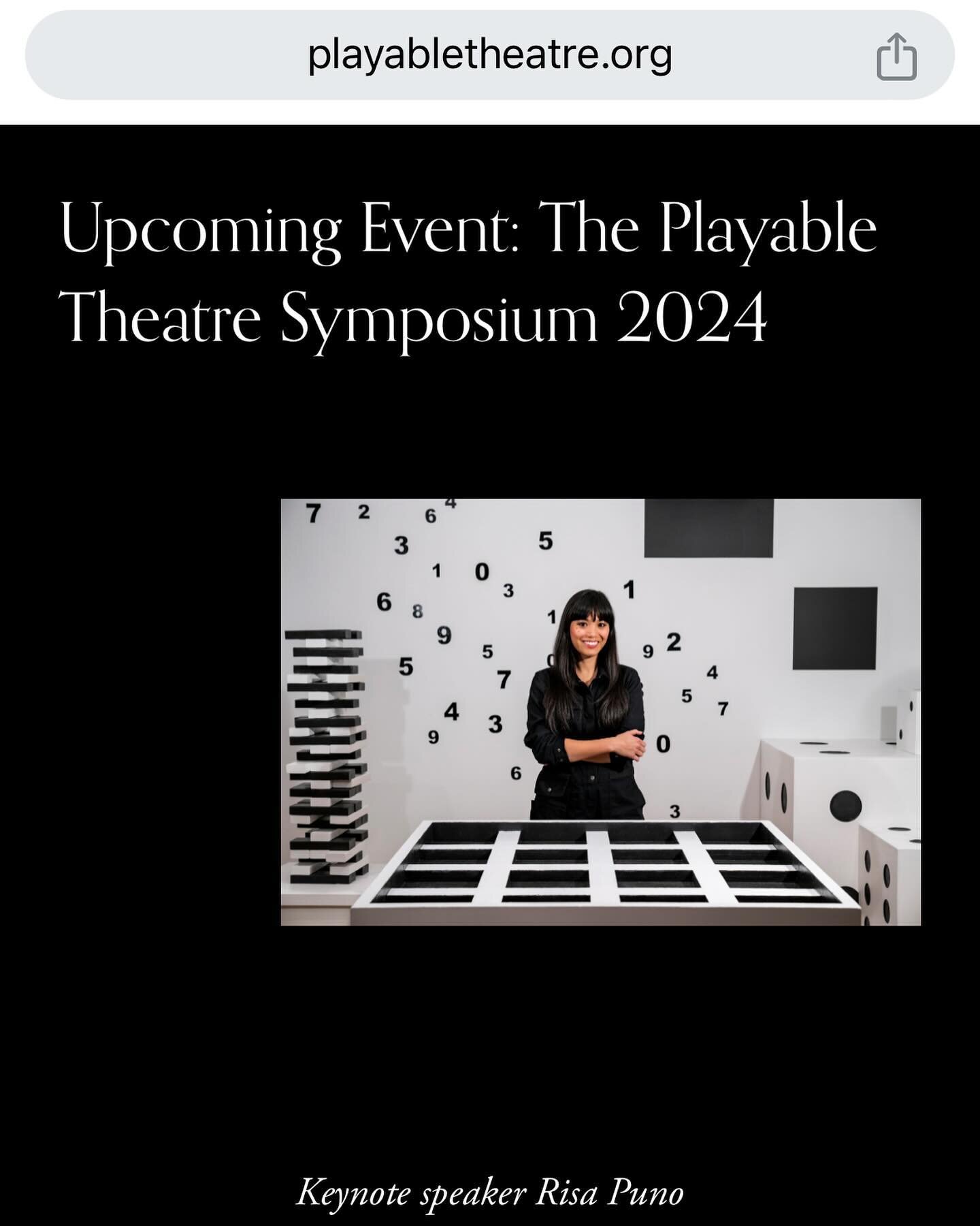 🎭 @indiecade&rsquo;s Playable Theatre Symposium 2024 kicks off today! 🥳 I&rsquo;m giving my keynote tomorrow (Fri April 5 @ 11am ET) where I&rsquo;ll be discussing how I use games to unpack complex issues + sharing secrets behind my projects: &ldqu