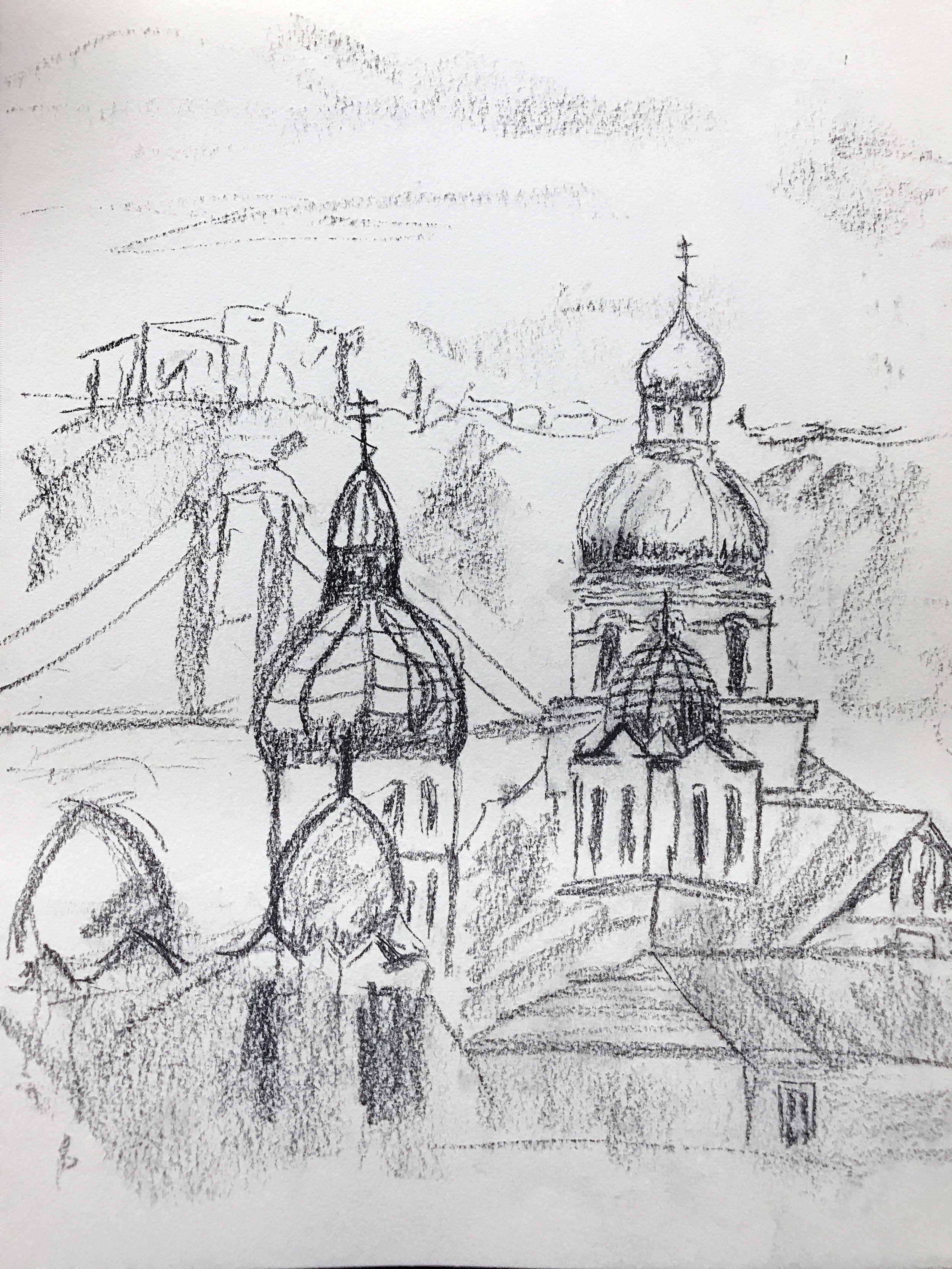 View from the PJ -Sketch
