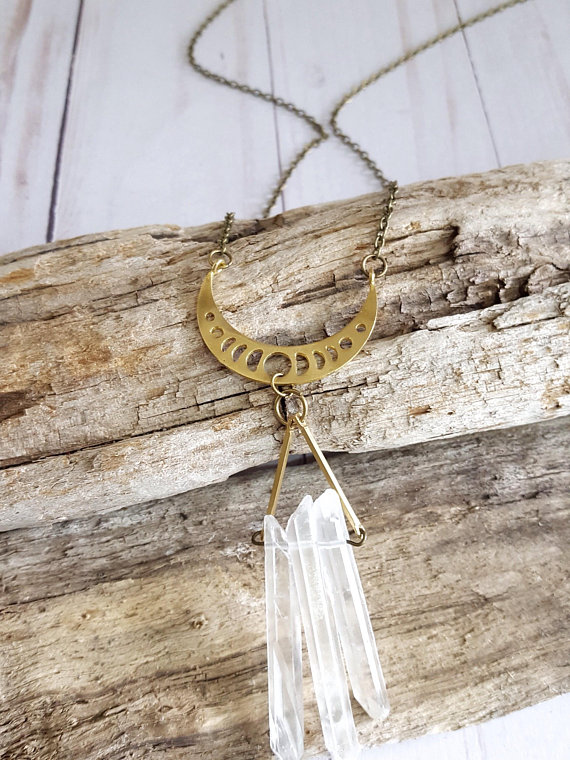 Crystal Quartz Necklace - Voodoo Jewellery