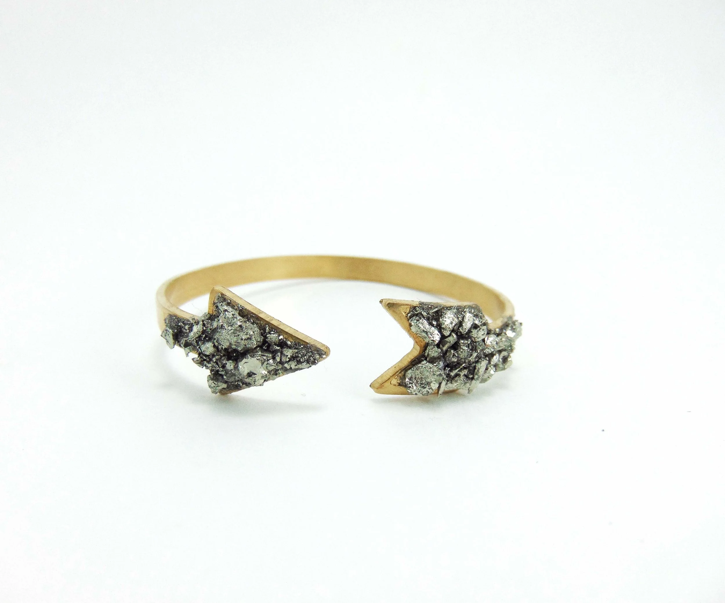 Arrow Pyrite bracelet wholesale.jpg