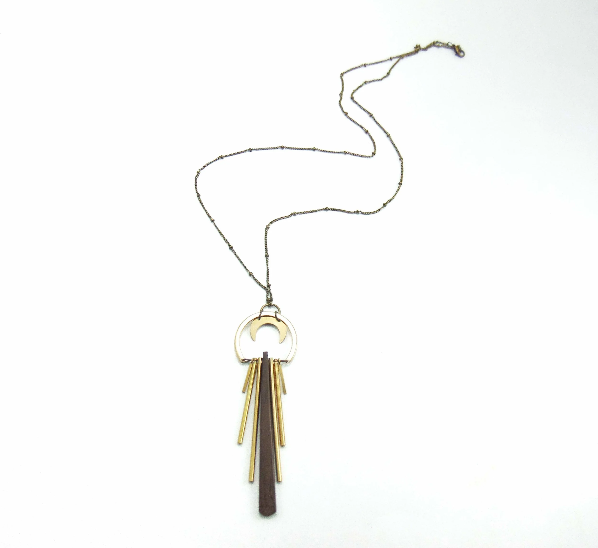 Moonrise moonrays wooden pendant necklace wholesale.jpg