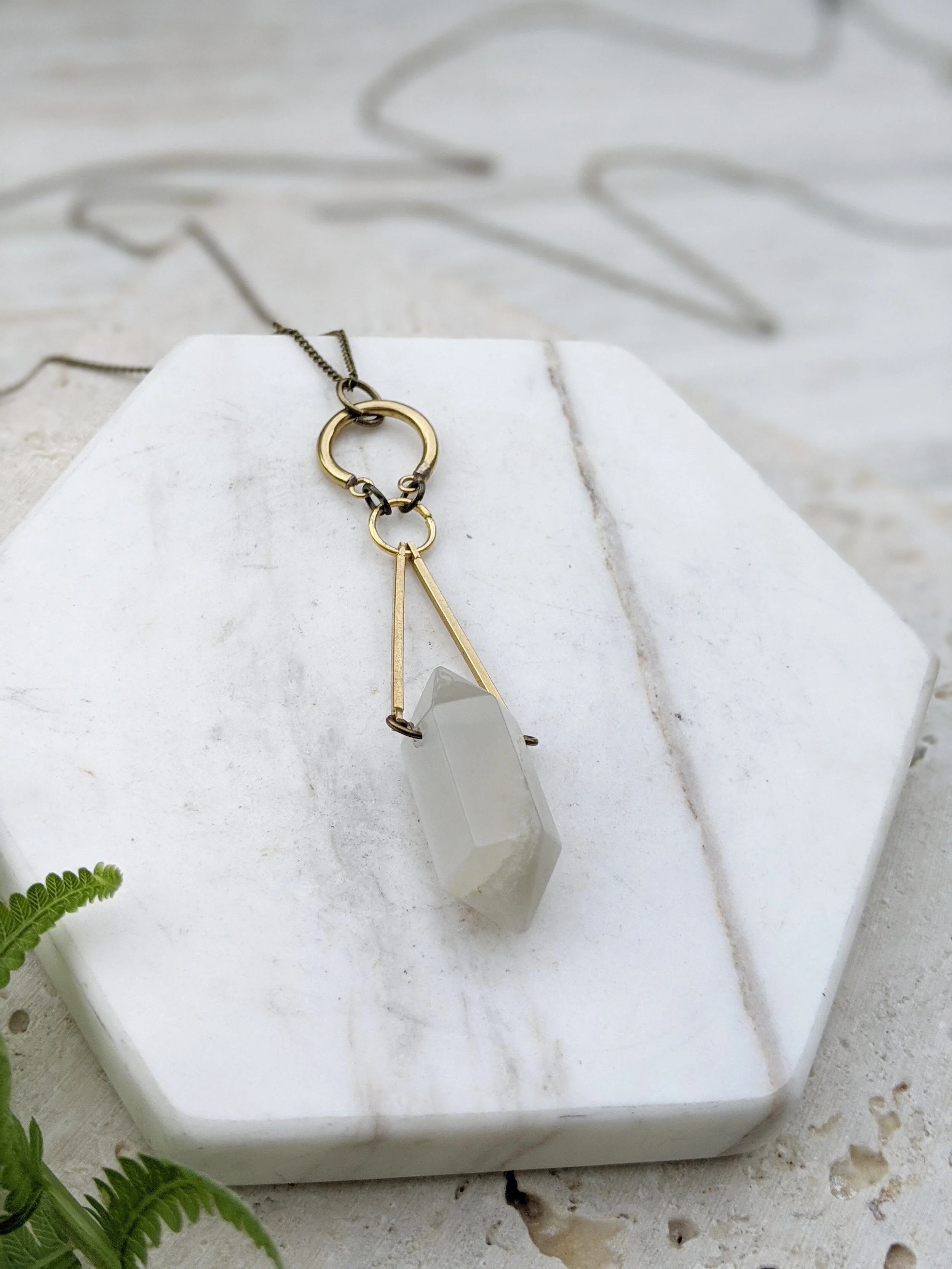 Ethereal Moonstone Necklace – Bohemian Elegance for the Free Spirit