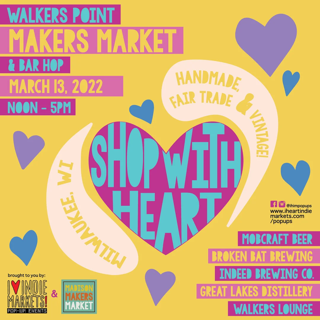 Mark yo calendars!​​​​​​​​
​​​​​​​​
We cannot be more excited to share with you our first event for 2022! Next month you can find us amongst maker friends at @mobcraftbeer for @ihmmpopups. It will be a great opportunity to get out of the house, meet 