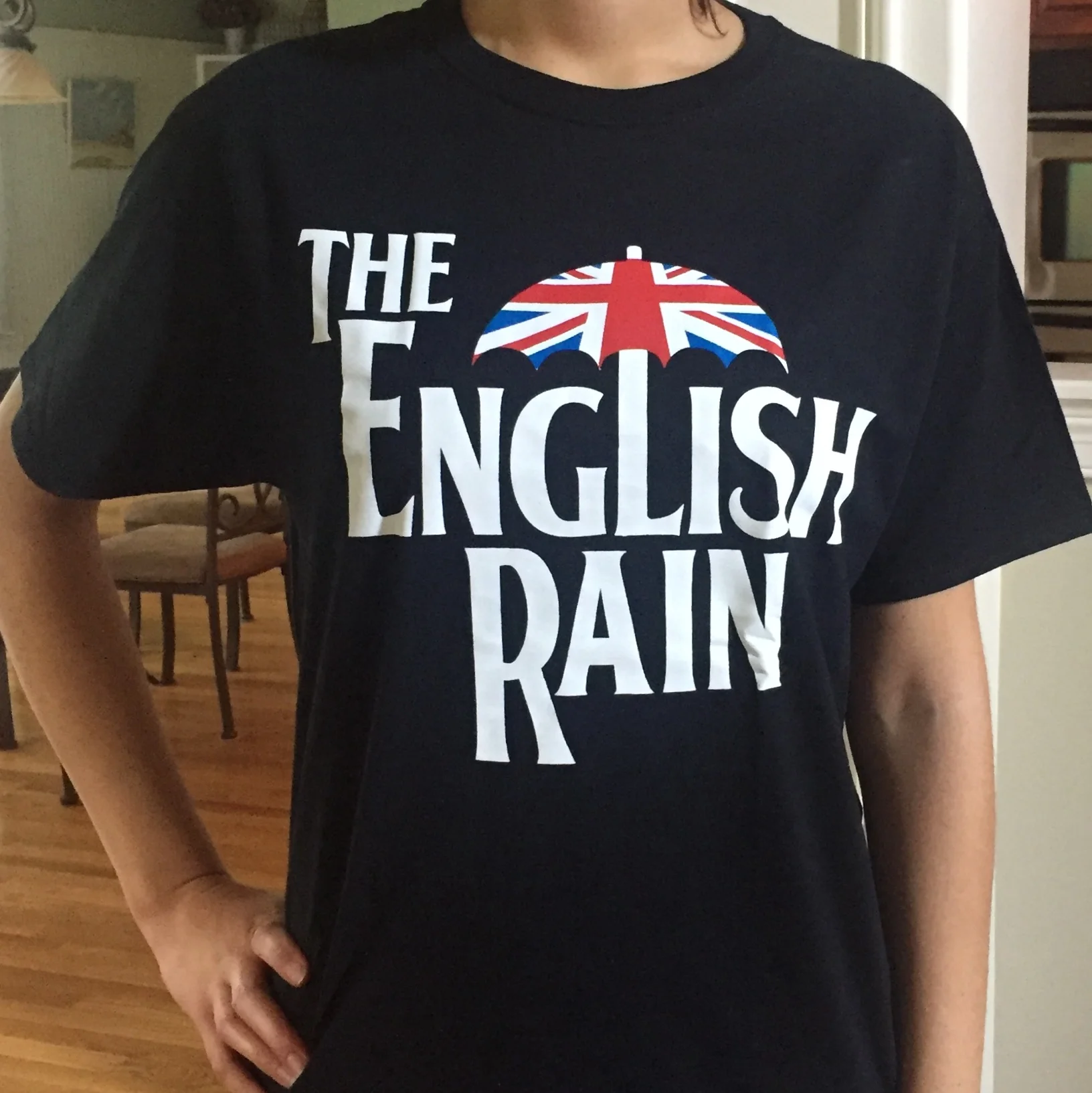 Black Crewneck Logo Tee