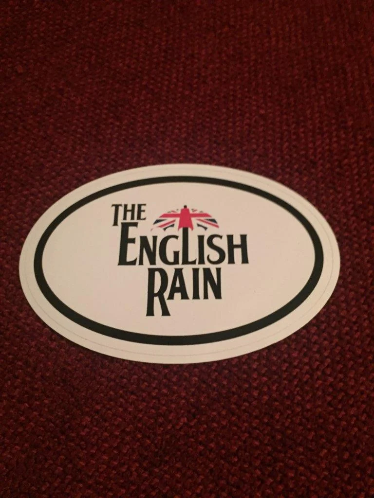 The English Rain Bumper Sticker