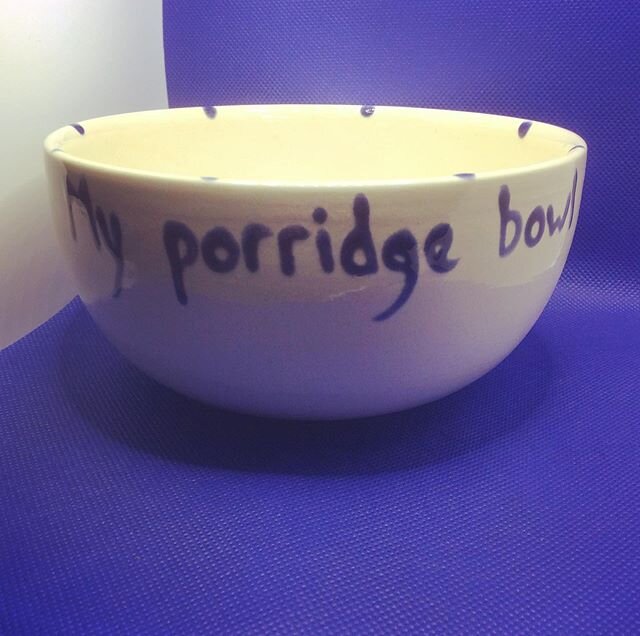 Big bowl for lots of porridge
#handmadechina #hungryforporridge