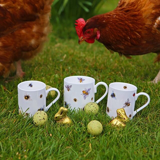 Hand decorated Easter Mugs, can be with you for Easter#mugsfor easter#eastereggs#easter