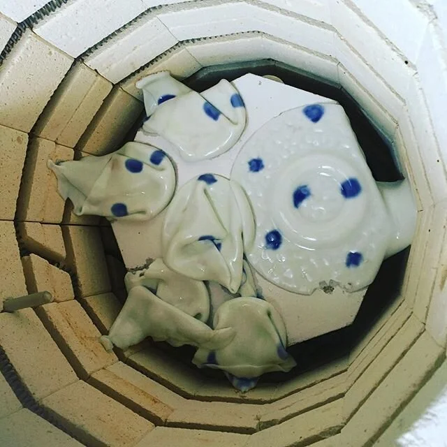 When it goes wrong! Melted china